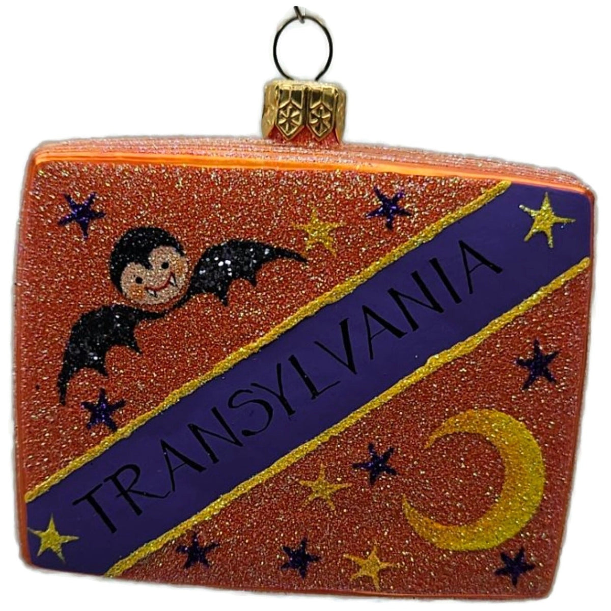 Patricia Breen Greetings Dracula Moons Stars Halloween Christmas Ornament 25130