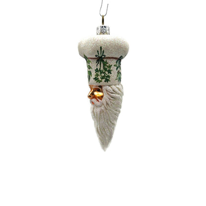 Patricia Breen Bon Appetite Herbs Santa Chef Head Leaves Christmas Ornament 22144