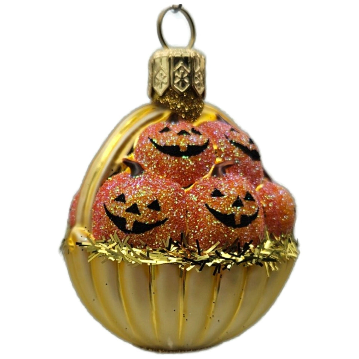 Patricia Breen Halloween Pumpkin Basket Jack O Lantern Christmas Ornament 22531