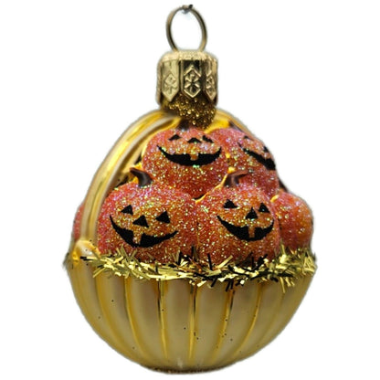 Patricia Breen Halloween Pumpkin Basket Jack O Lantern Christmas Ornament 22531