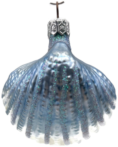Patricia Breen A Walk On The Beach Blue Shell Nautical Christmas Ornament 97500