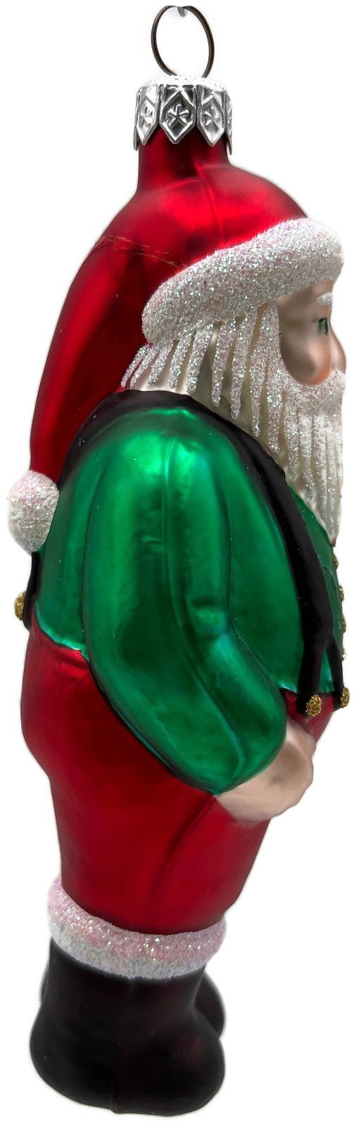 Patricia Breen Workshop Santa Green Shirt Red Pants Christmas Tree Ornament 96536
