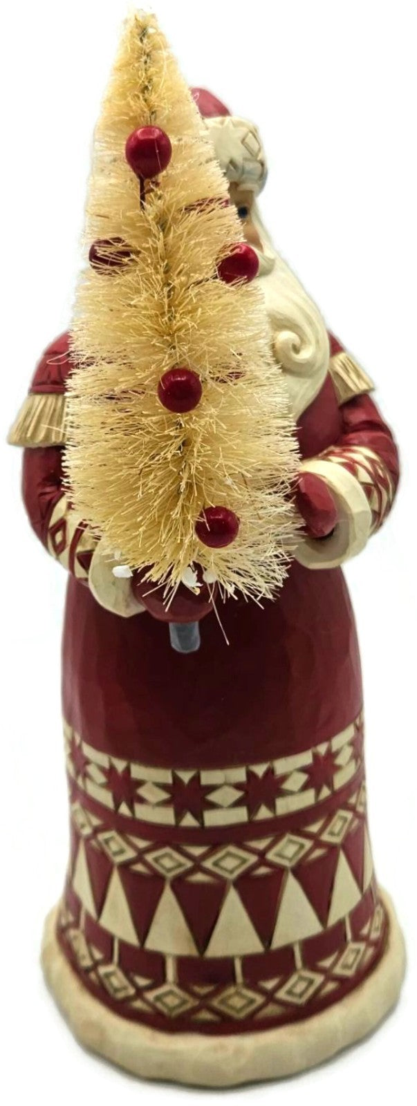 Jim Shore Nordic Winter Wishes Santa Sisal Tree Christmas Figurine 60170437