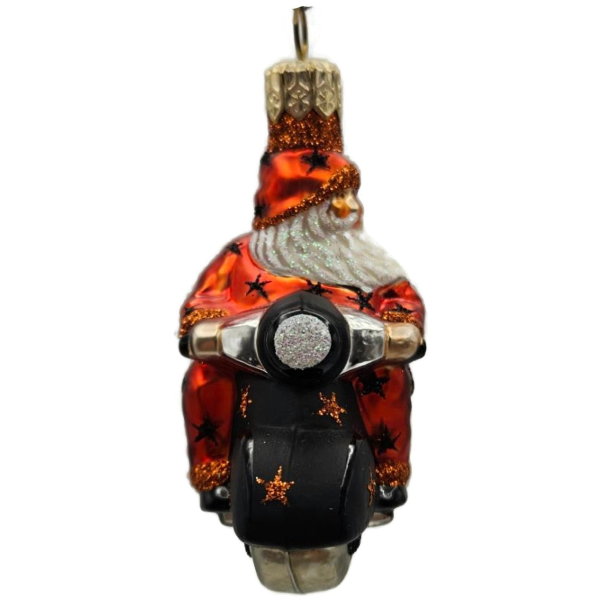 Patricia Breen Halloween Ciao Henry Orange Pumpkin Stars Christmas Ornament 22182