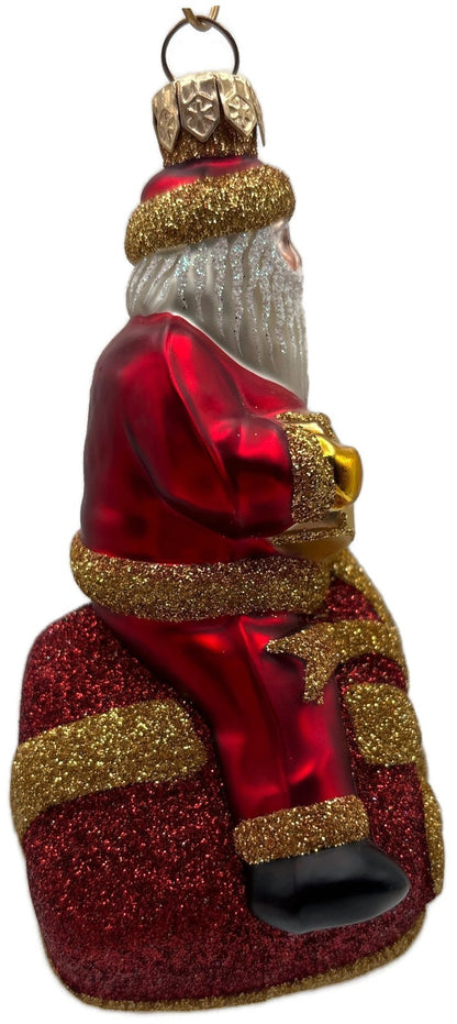 Patricia Breen For You Henry Red Gold Santa Claus Gift Christmas Ornament 20132