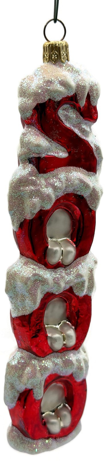 Christopher Radko Millennium Magic 2000 Snowman Christmas Tree Ornament 99 310 04