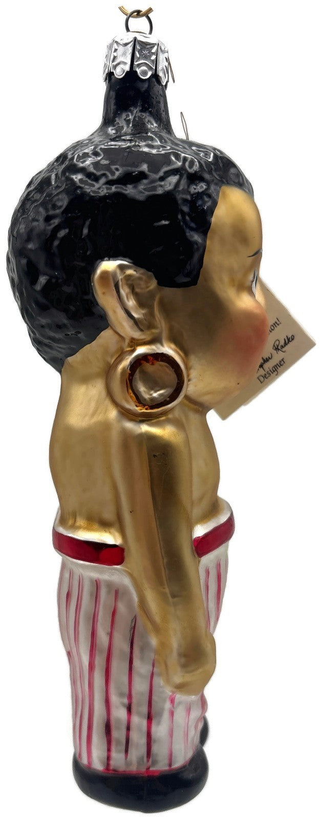 Christopher Radko 1991 Jemima's Child Striped Pants Glass Ornament 91 111 07
