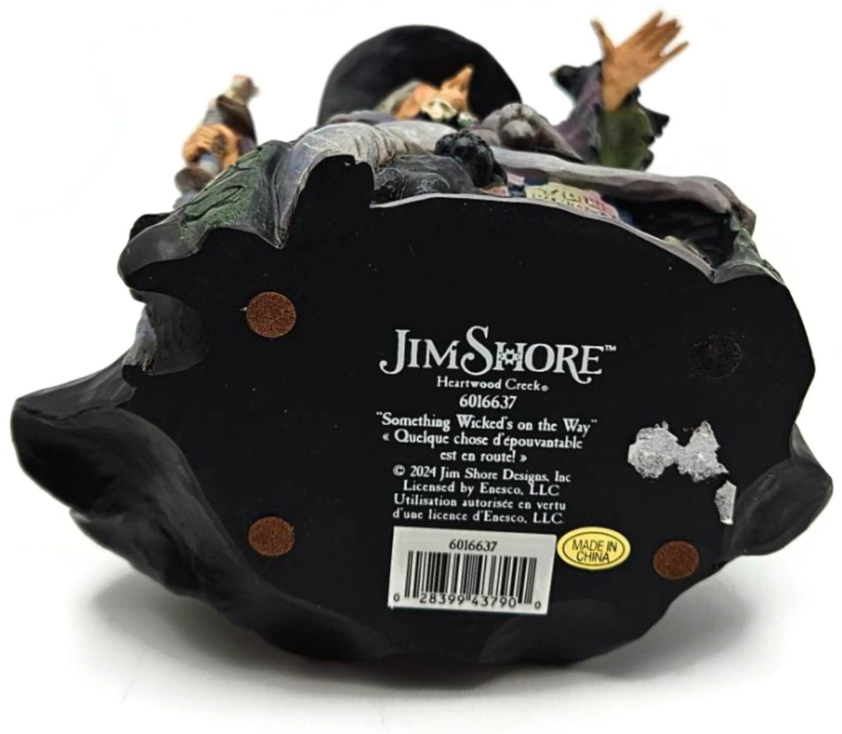 Jim Shore Something Wicked's on the Way Witch Graveyard Scene Halloween Figurine9