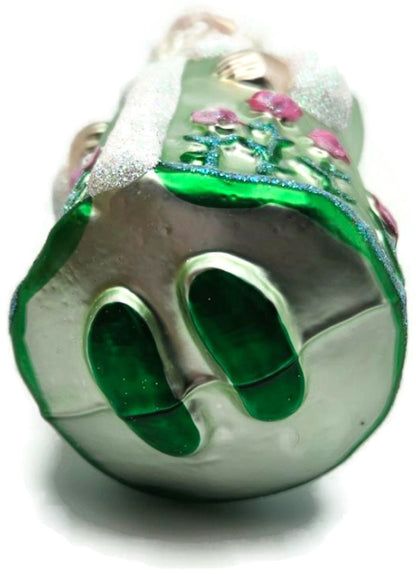 Patricia Breen Santa of the Windsor Pink Rose Spring Christmas Ornament 9700WA9