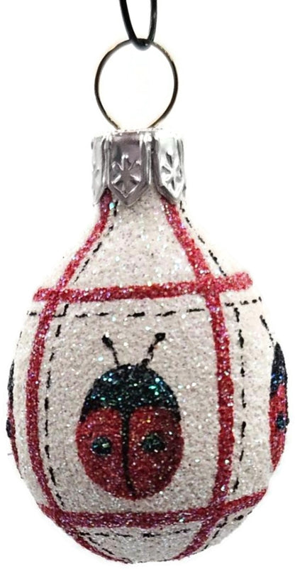 Patricia Breen Miniature Egg Ladybug Ladybug Easter Christmas Tree Ornament 25310