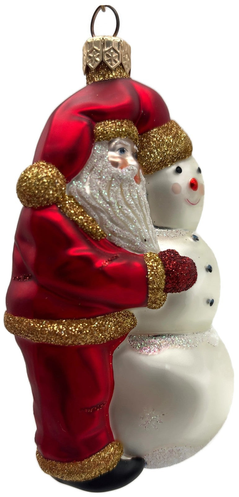 Patricia Breen Friends Snowman Santa Claus Snowflakes Christmas Ornament 20167