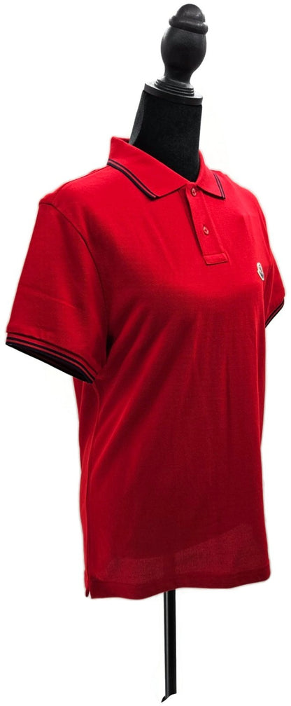 Moncler Maglia Polo Manica Corta Red Men's Size S NWT F10918A70600 845561