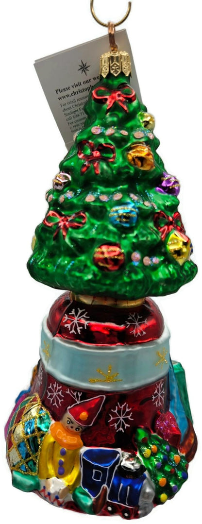 Christopher Radko O'Tannenbell Snowflakes Glass Christmas Tree Ornament 00 019 011