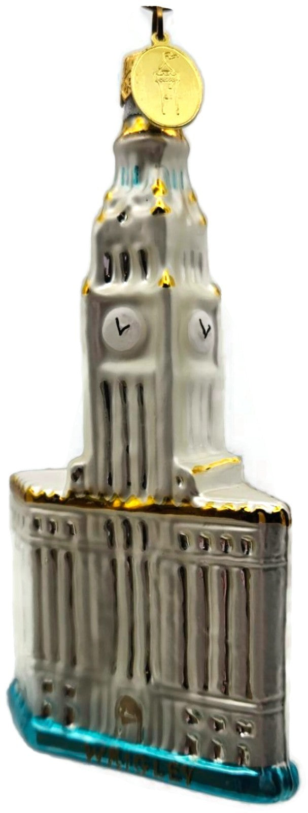 Landmark Creations Wrigley Building Chicago Magnificent Mile Christmas Ornament7