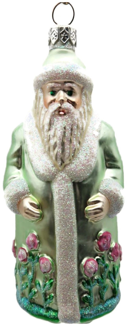 Patricia Breen Santa of the Windsor Pink Rose Spring Christmas Ornament 9700WA0