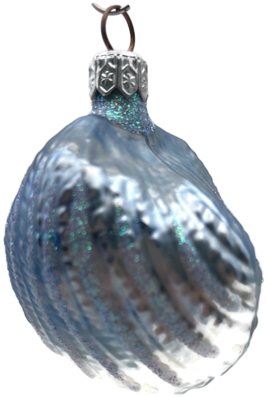 Patricia Breen A Walk On The Beach Blue Shell Nautical Christmas Ornament 97508