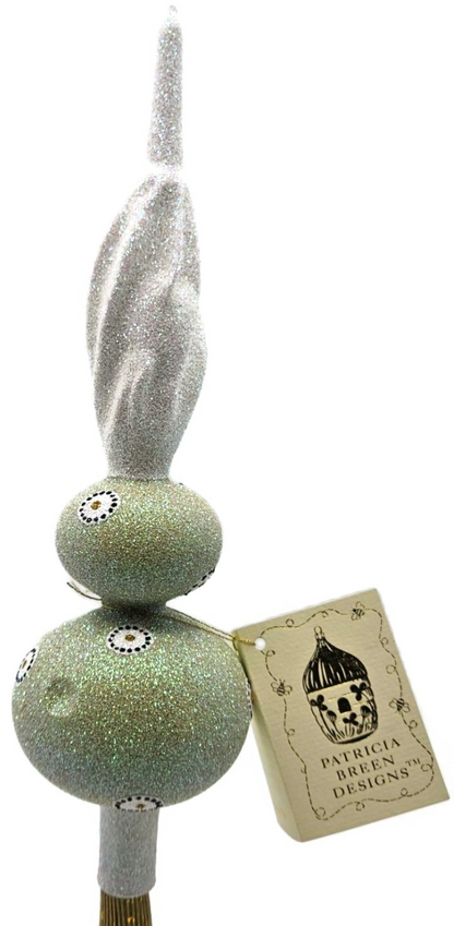 Patricia Breen Miniature Pastel Finial Green Spring Christmas Tree Topper 9900PB4