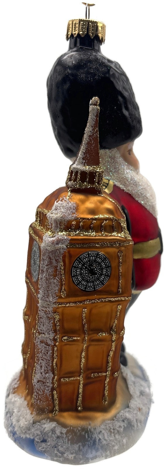 Krebs Glas Lauscha London Santa Guard And Big Ben Glass Christmas Tree Ornament2