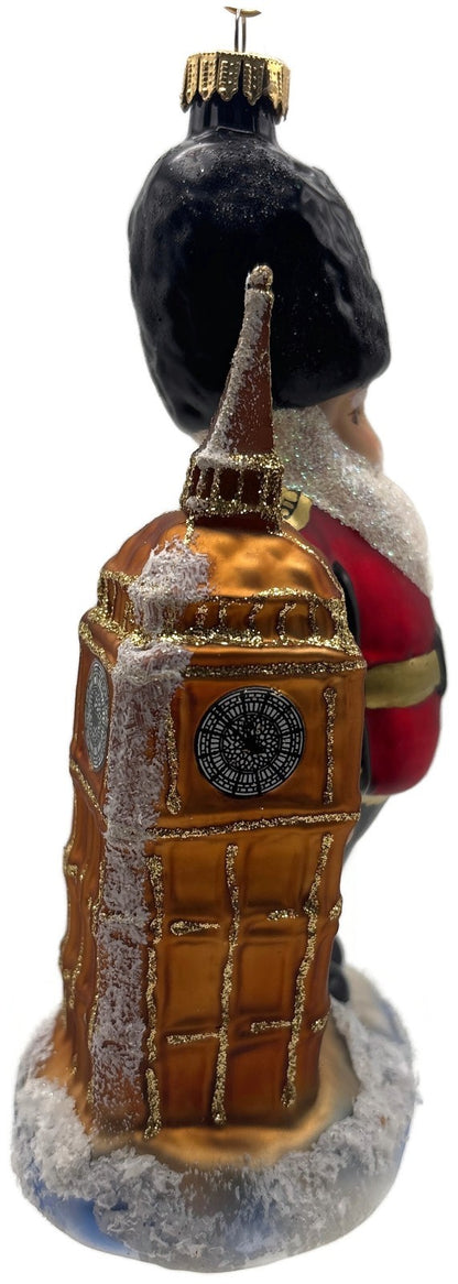 Krebs Glas Lauscha London Santa Guard And Big Ben Glass Christmas Tree Ornament2