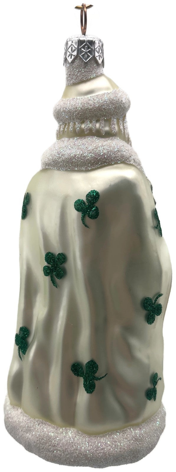 Patricia Breen Santa of the North Green Shamrocks St. Patrick's Ornament 97433