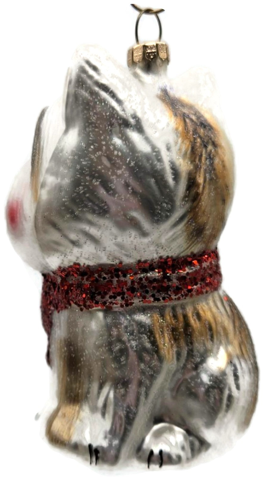 Westie Dog West Highland Terrier Blown Glass Animal Christmas Tree Ornament5
