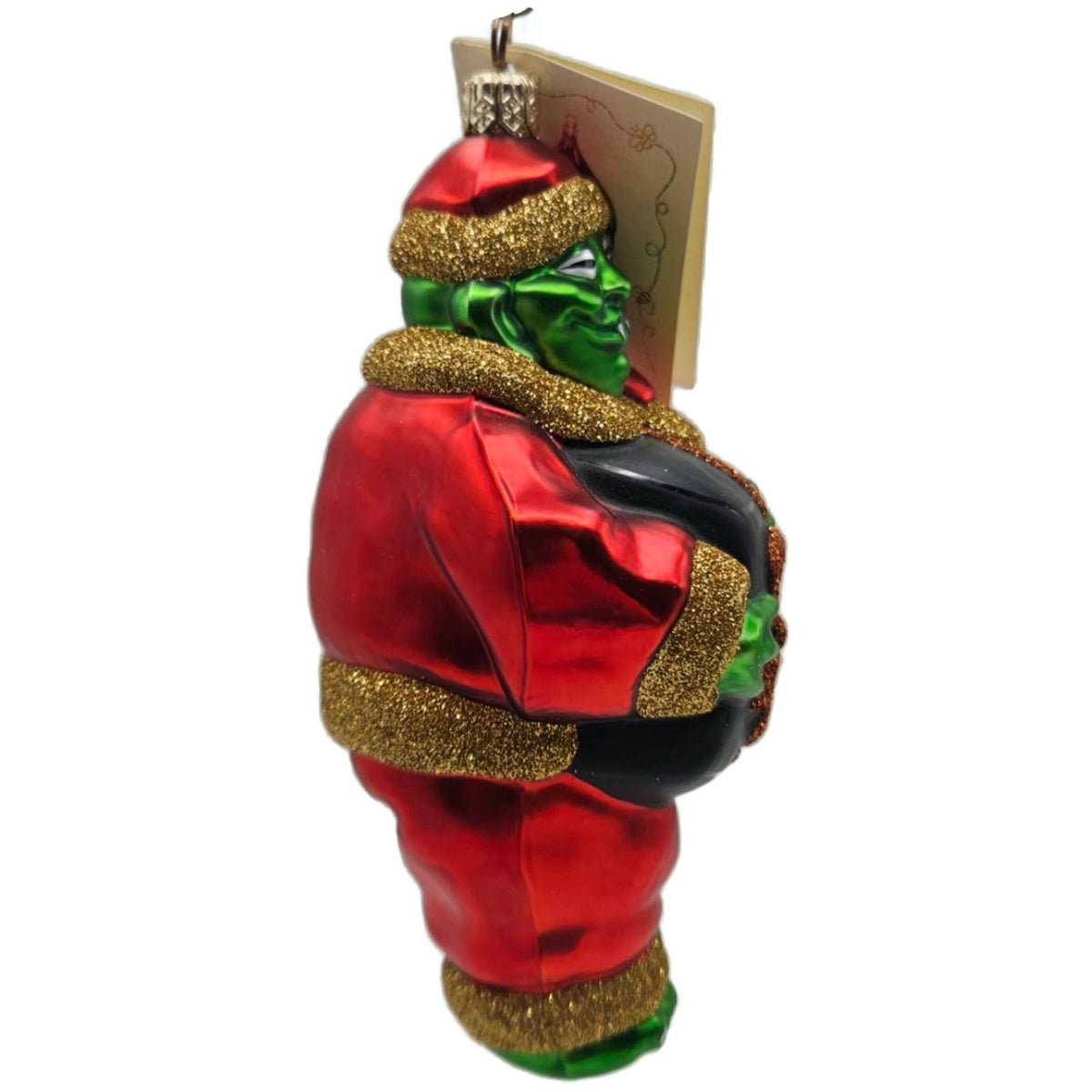 Patricia Breen Mmmonster Delivery Orange Glass Halloween Christmas Ornament 99196