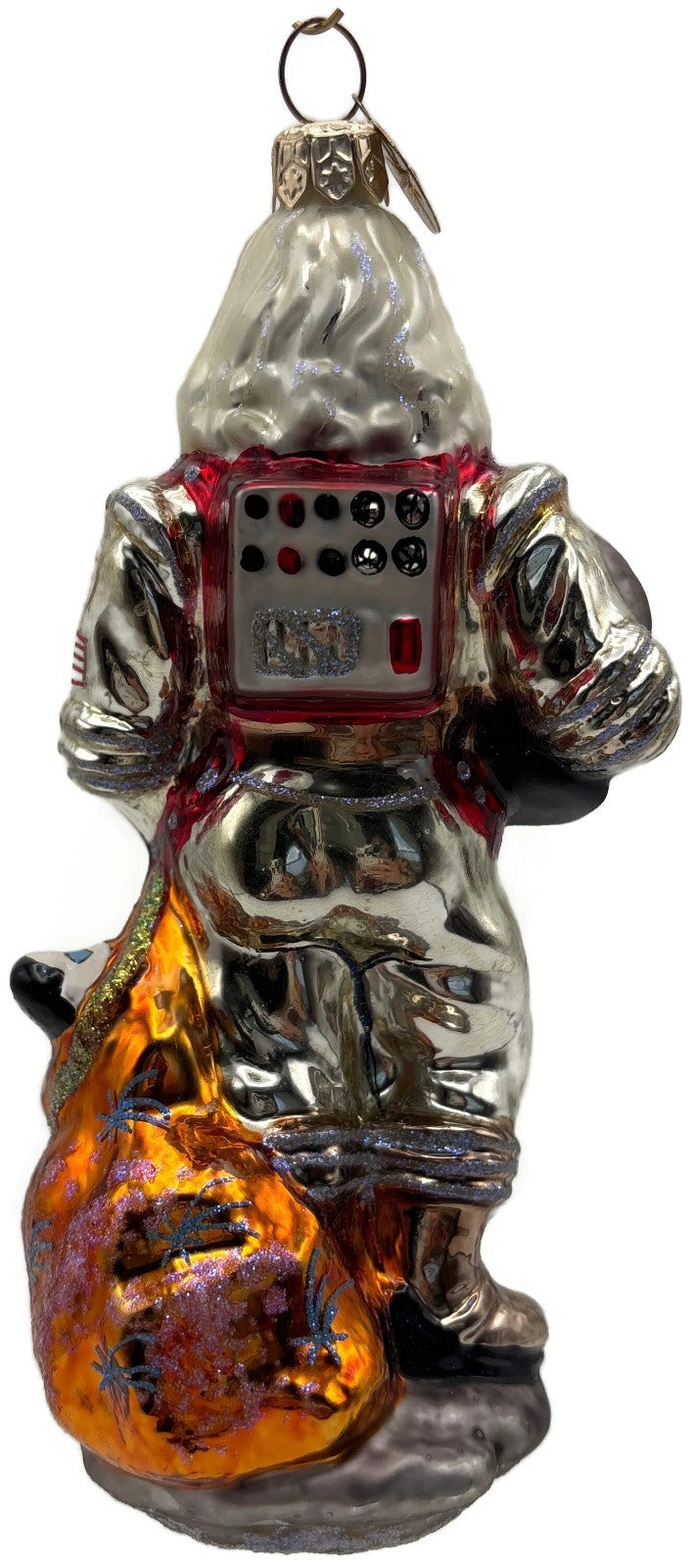 Christopher Radko 2000 Moon Walker Astronaut Santa Glass Ornament 00 386 05