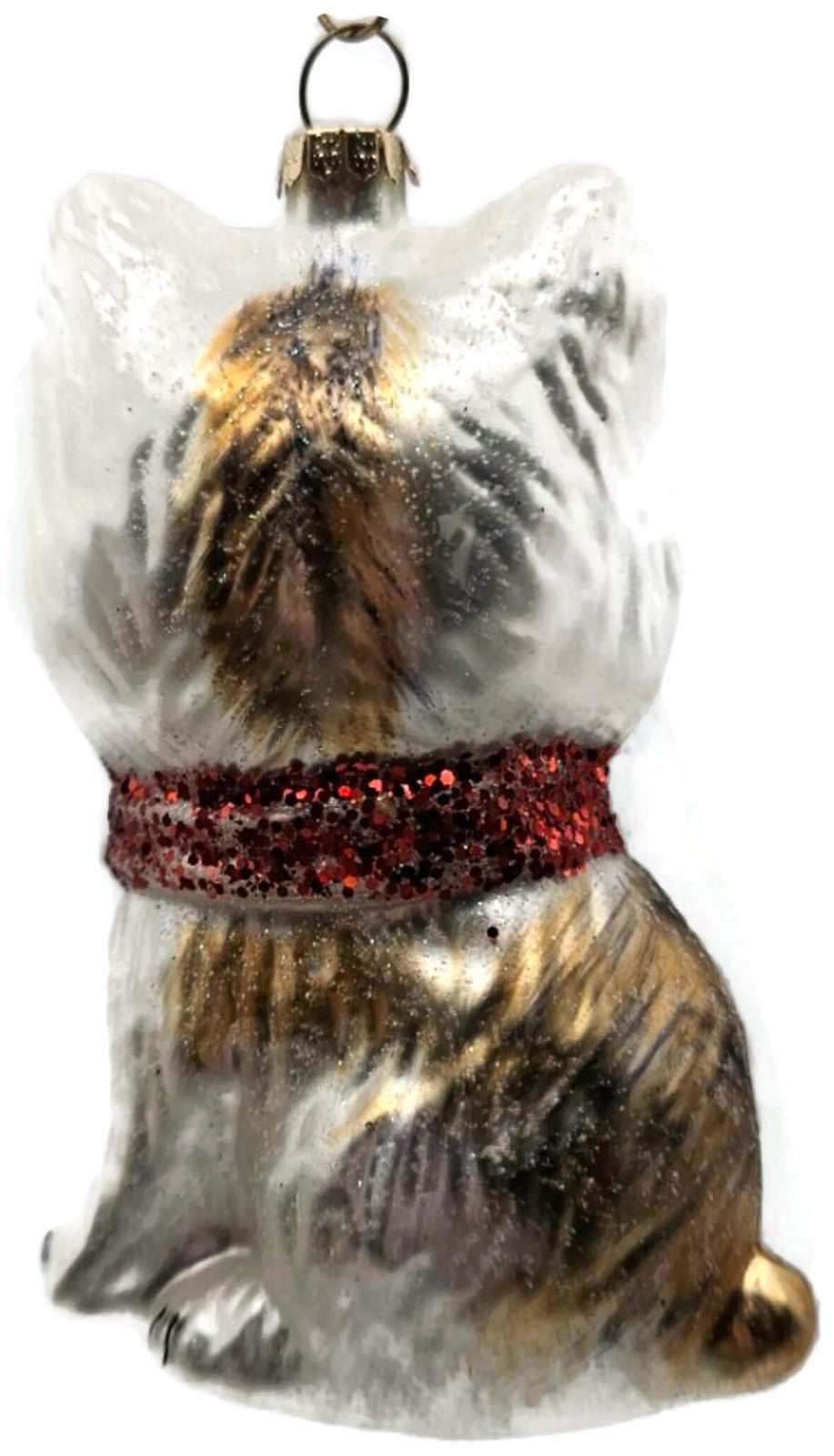 Westie Dog West Highland Terrier Blown Glass Animal Christmas Tree Ornament4