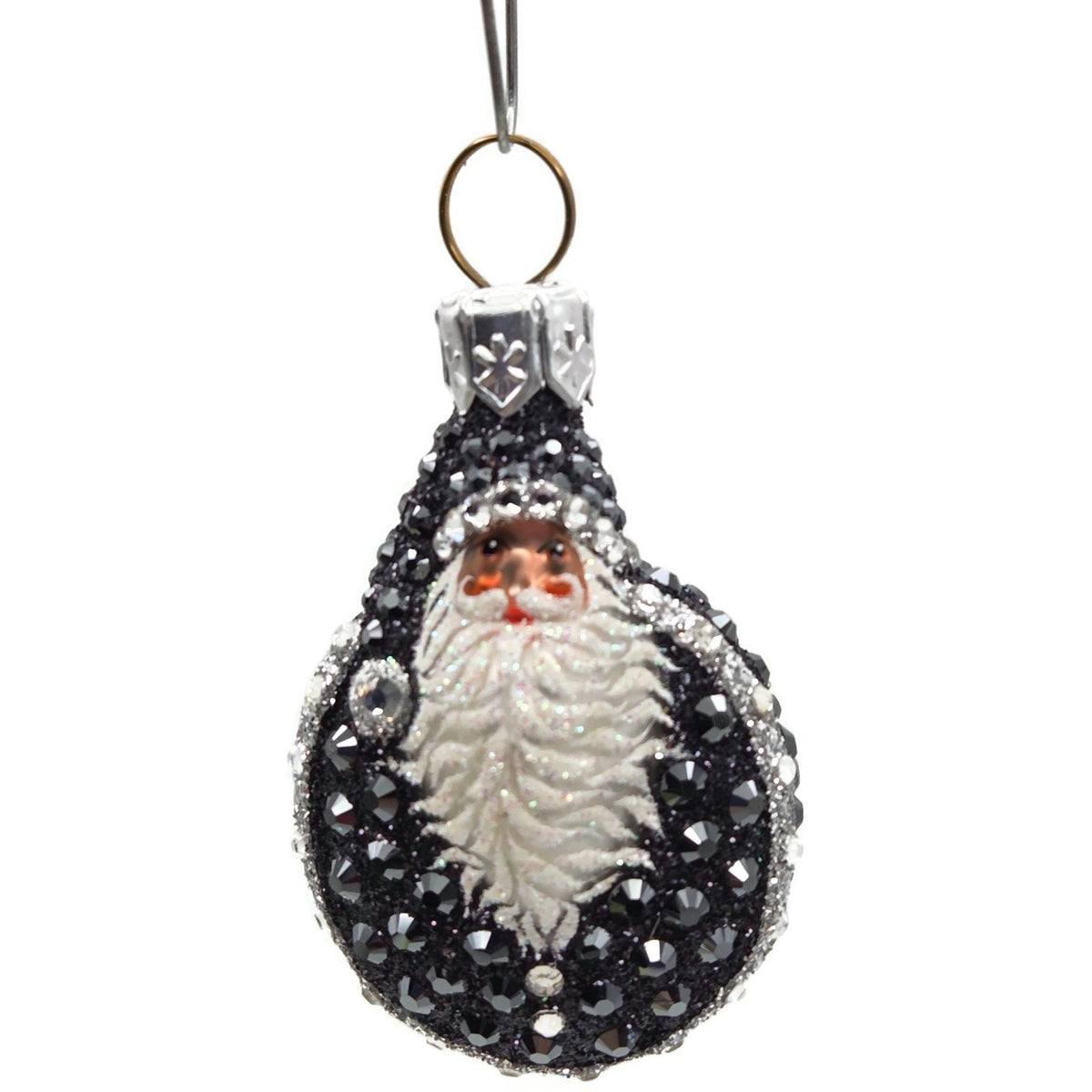 Patricia Breen Ladybug Noel Black Jeweled Polka Dots Christmas Ornament 25277