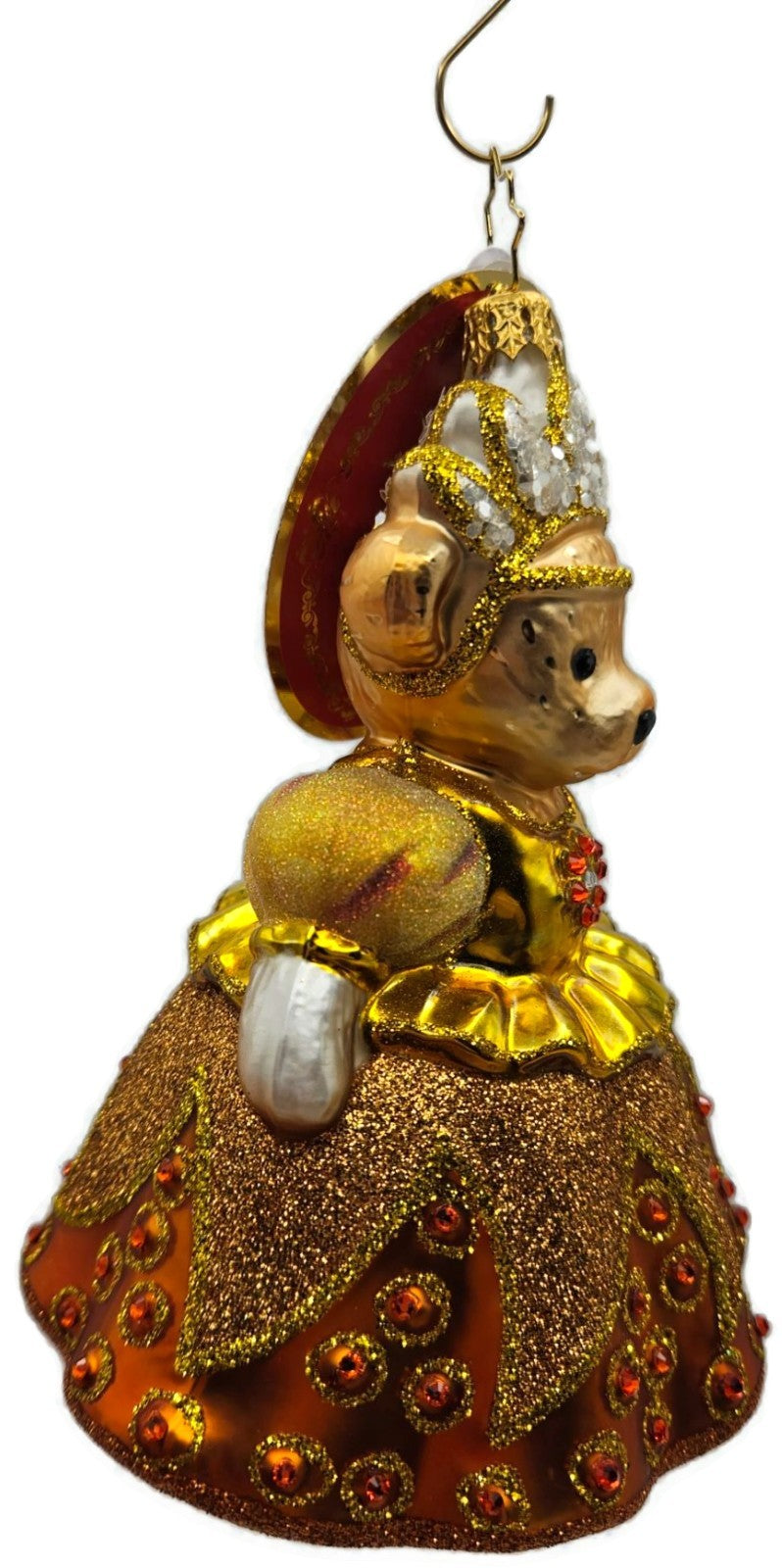 Christopher Radko Muffy Millennium Memory Bear Glass Christmas Ornament 10225444