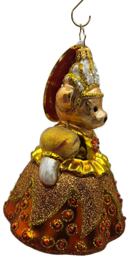 Christopher Radko Muffy Millennium Memory Bear Glass Christmas Ornament 10225444