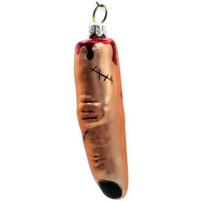 Patricia Breen Halloween Franks Finger Flesh Glass Christmas Tree Ornament 26109