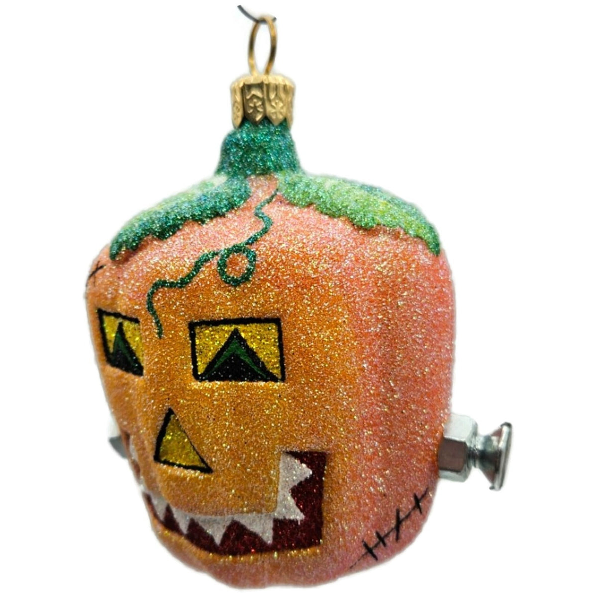 Patricia Breen Franken Frankenstein Pumpkin Orange Halloween Ornament  2300NM1