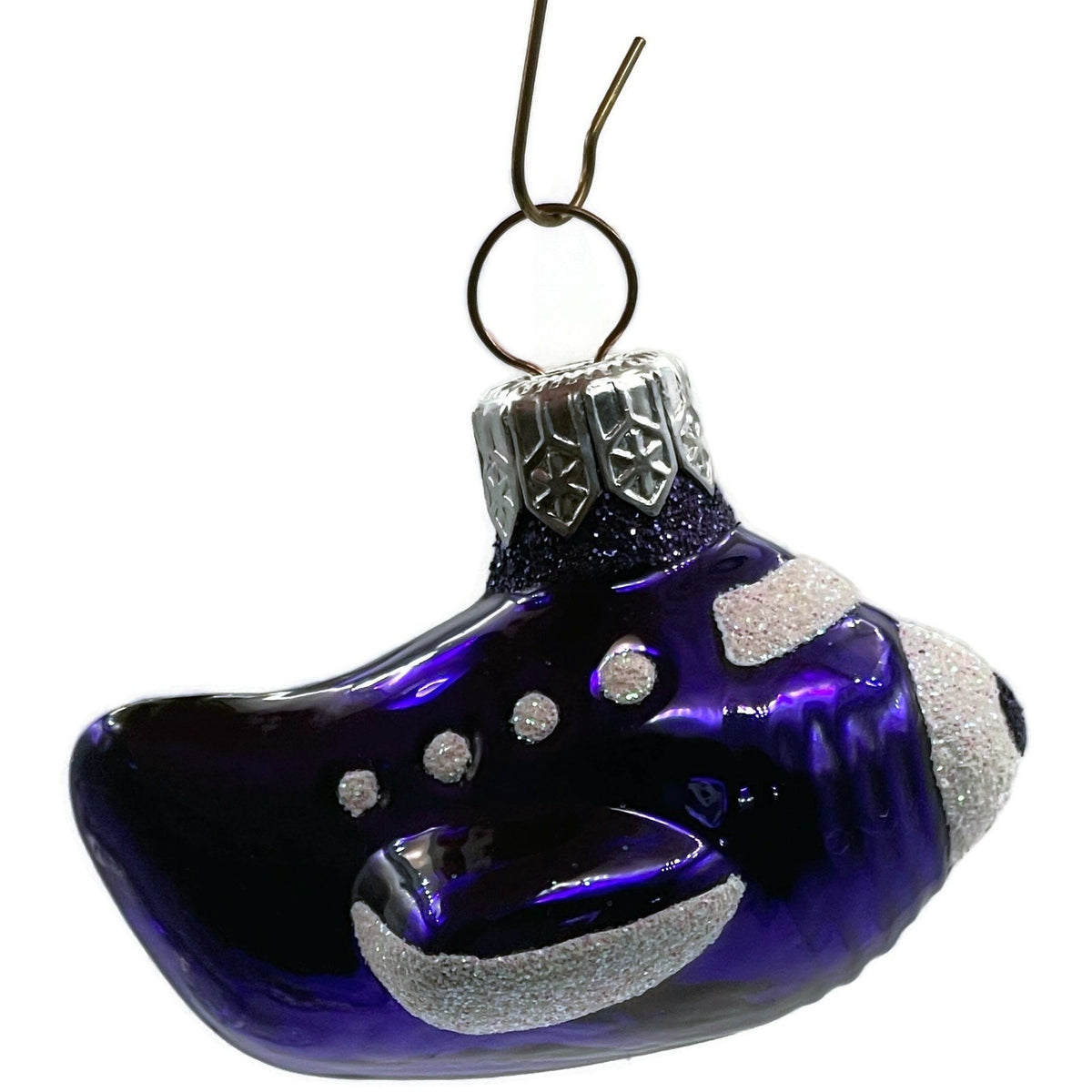 Patricia Breen Manhattan Ape Pearl Purple Plane 2 Part Christmas Ornament 982817