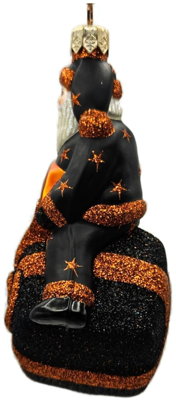 Patricia Breen For You Henry Black Orange BOO Santa Halloween Ornament Item 20132