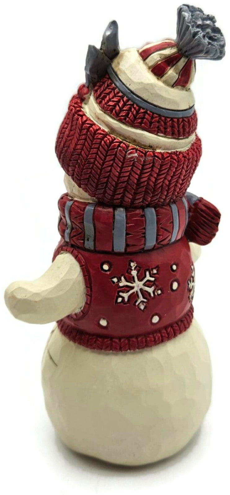 Jim Shore Enesco Snowy Smiles Nordic Noel Snowman Christmas Figurine 60108355