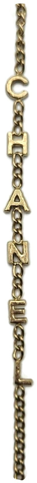 Chanel CC Logo B12A Coco Mademoiselle Figurine Charm Pendant Necklace Gold Pearl3
