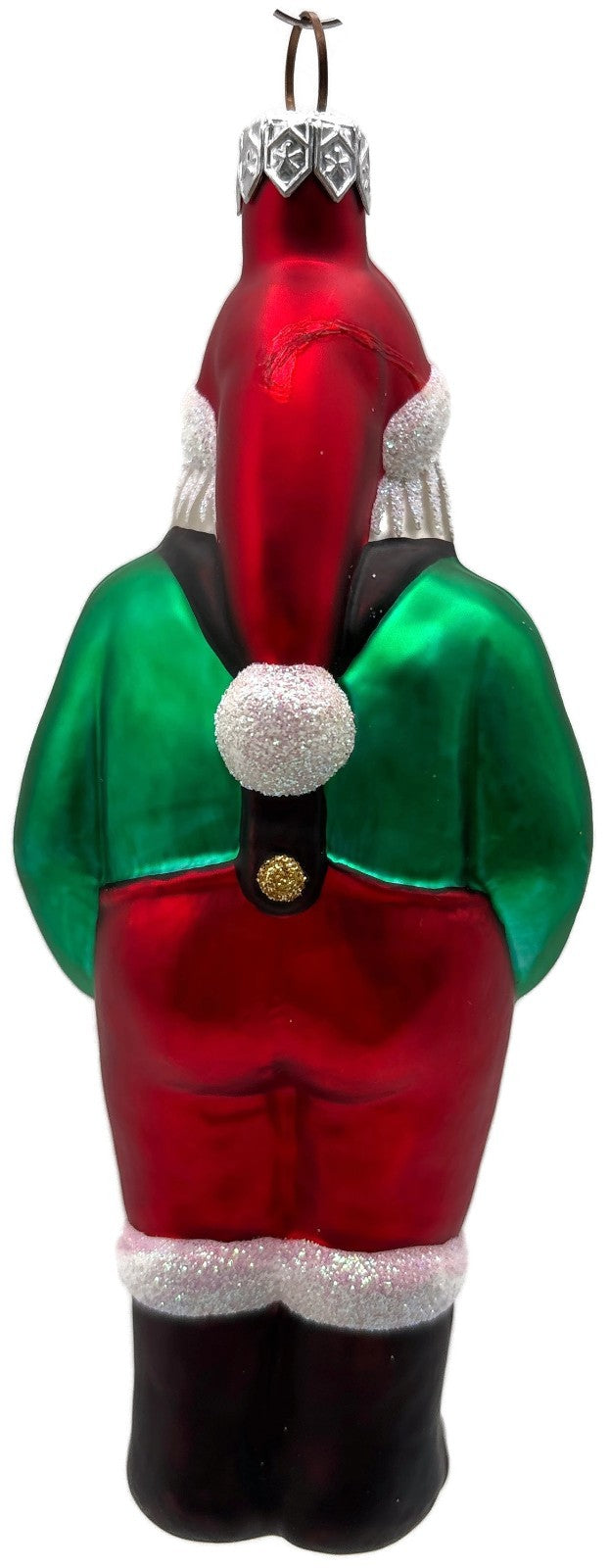 Patricia Breen Workshop Santa Green Shirt Red Pants Christmas Tree Ornament 96534