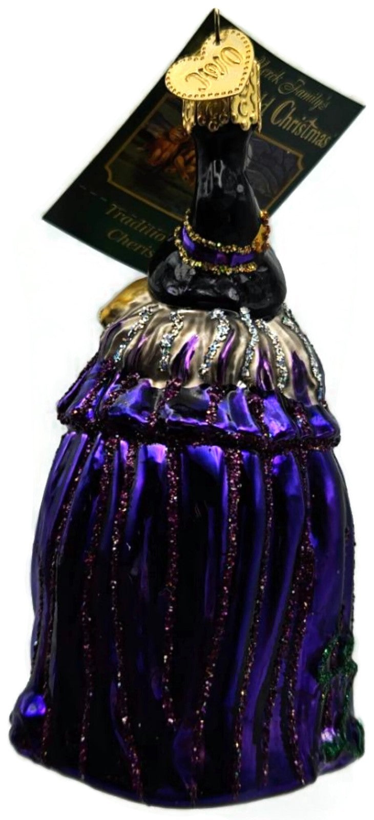 Old World Christmas 2004 Witch With Cauldron OWC Glass Halloween Decor Ornament2