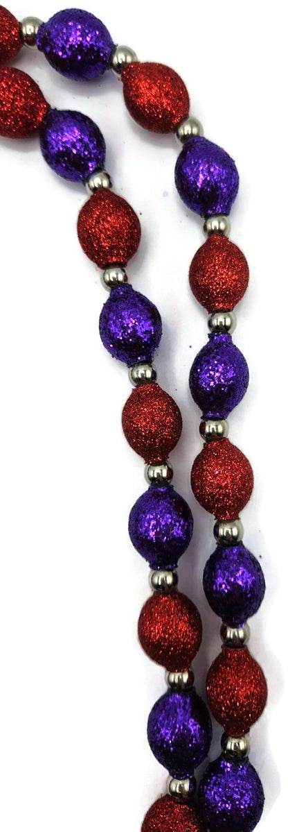 Patricia Breen Garland 2 Decorate Red Purple Christmas Halloween Ornament 2270CO6