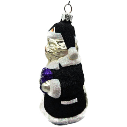 Patricia Breen Kitty Claus Black Purple Present Cat Halloween Ornament 9656AUC3