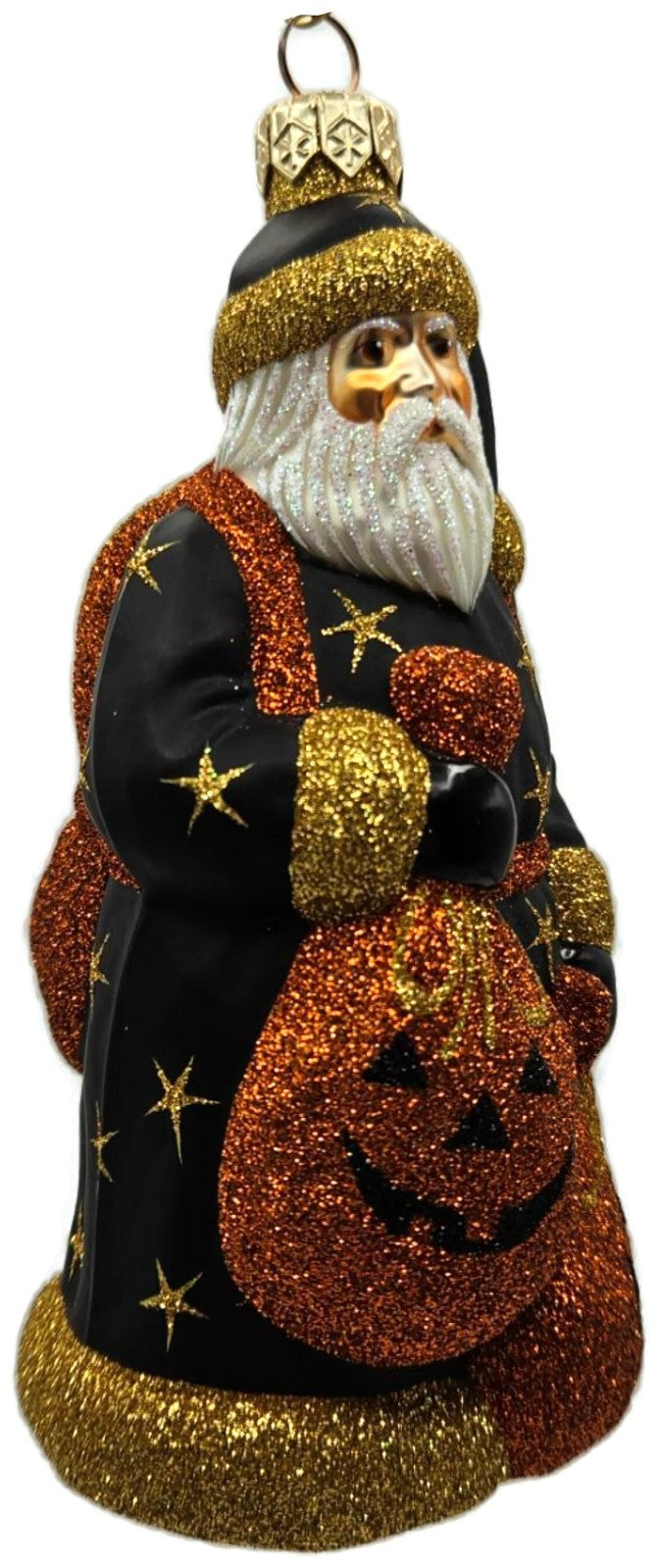 Patricia Breen Laden With Love Black Orange Pumpkin Halloween Ornament 98267