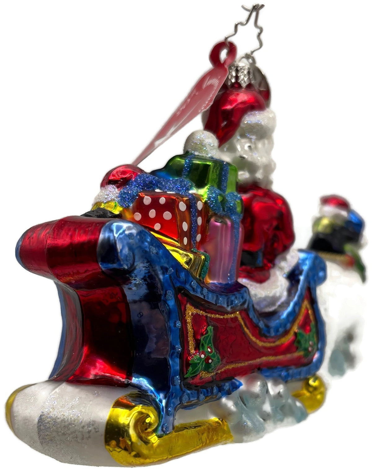 Christopher Radko Nordic Rider Santa 20th Anniversary Ornament 2005 10111879