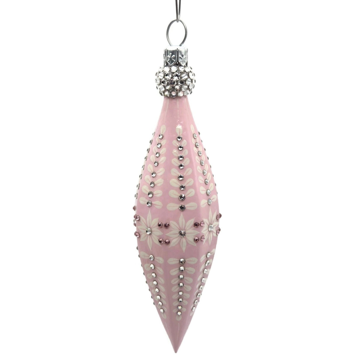 Patricia Breen Miniature Vesica Piscus Pink Christmas Ornament CATZ Rare 34314