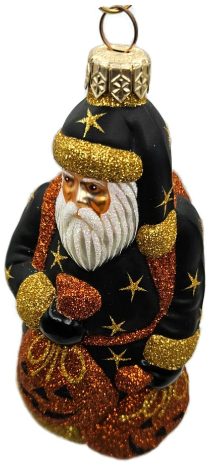 Patricia Breen Laden With Love Black Orange Pumpkin Halloween Ornament 98268
