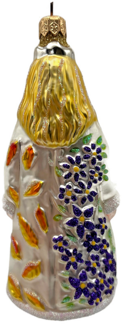 Patricia Breen Vivaldis Girl Pearl Four Seasons Floral Christmas Ornament 97494