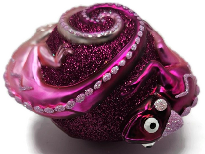 Patricia Breen Once Again for James Fuchsia Chameleon Christmas Ornament 266910