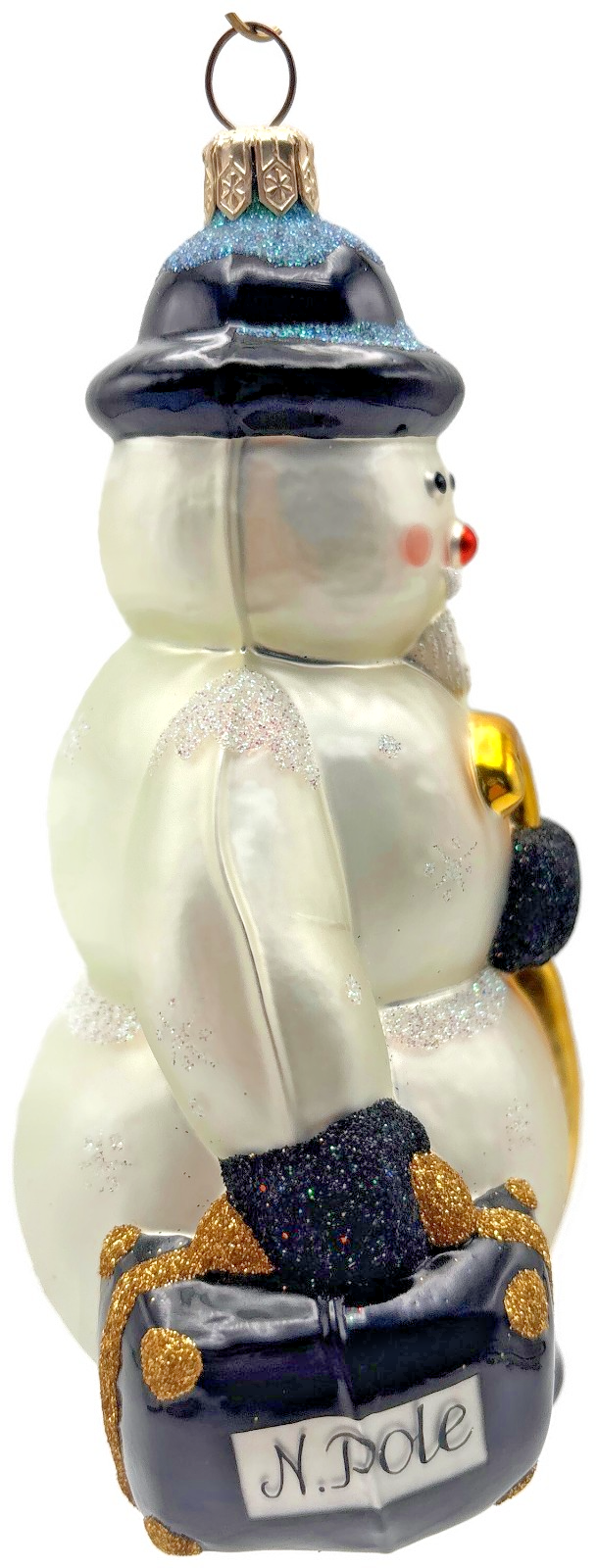 Patricia Breen 1999 Professor Mercury N Pole Snowman Christmas Ornament 99236