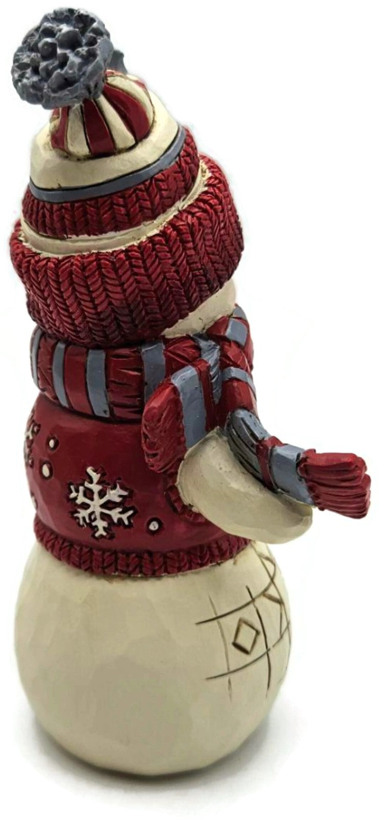 Jim Shore Enesco Snowy Smiles Nordic Noel Snowman Christmas Figurine 60108353