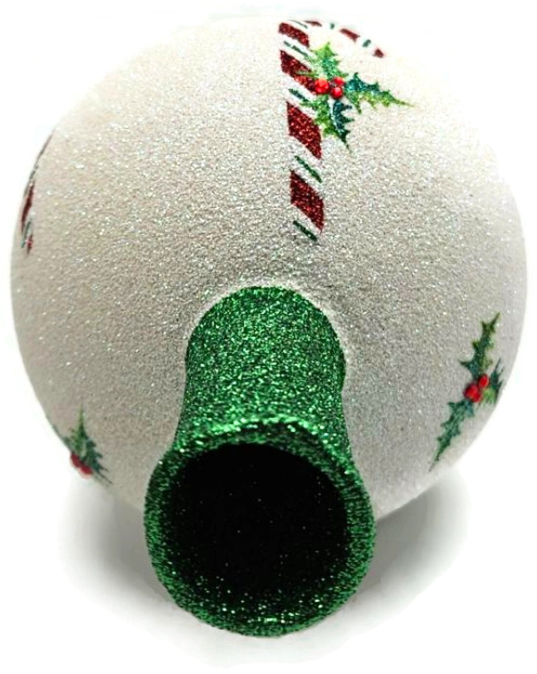 Patricia Breen Chameleon Finial Candy Canes Pearl Christmas Tree Topper 23599